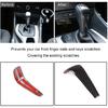 Car Center Control Gear Shift Knob Head Frame Cover Sticker Interior Trim Compatible with BMW E87 E90 E92 E93 1 3 Series Old Model Carbon Fiber Style