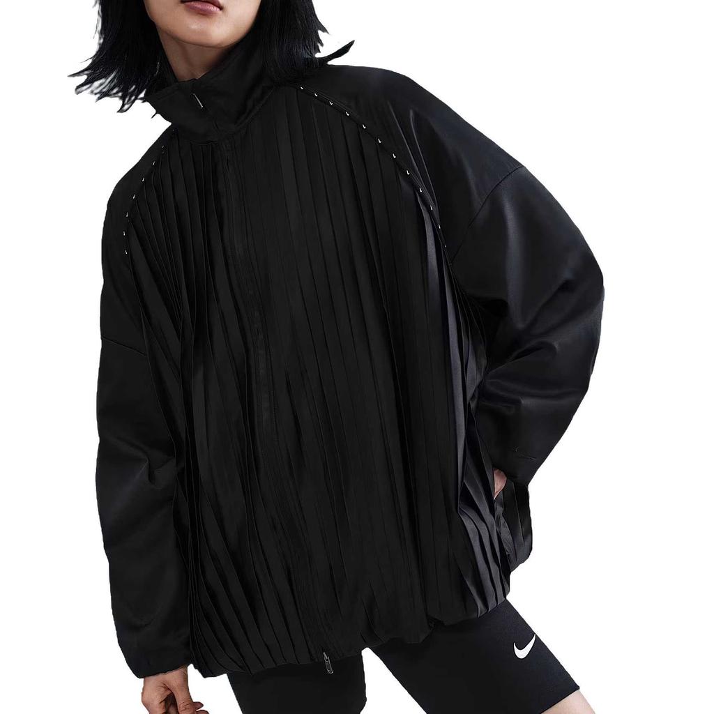 Nike Swoosh Jackets Women's Black Stand Collar Moderate Other HJ0518-010