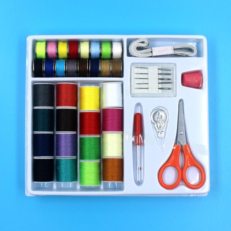

Sewing Needle Thread Kit 16-Color Threads Hand Sewing Supplies Set for Adults Beginners Sew Repair Kit Type A