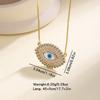 Nidin Türkische Evil Eye Anhänger Halsketten für Frauen Zirkonia Emaille Herz Flügel Charme Schlüsselbein Kette Glücksbringer Schmuck Geschenke