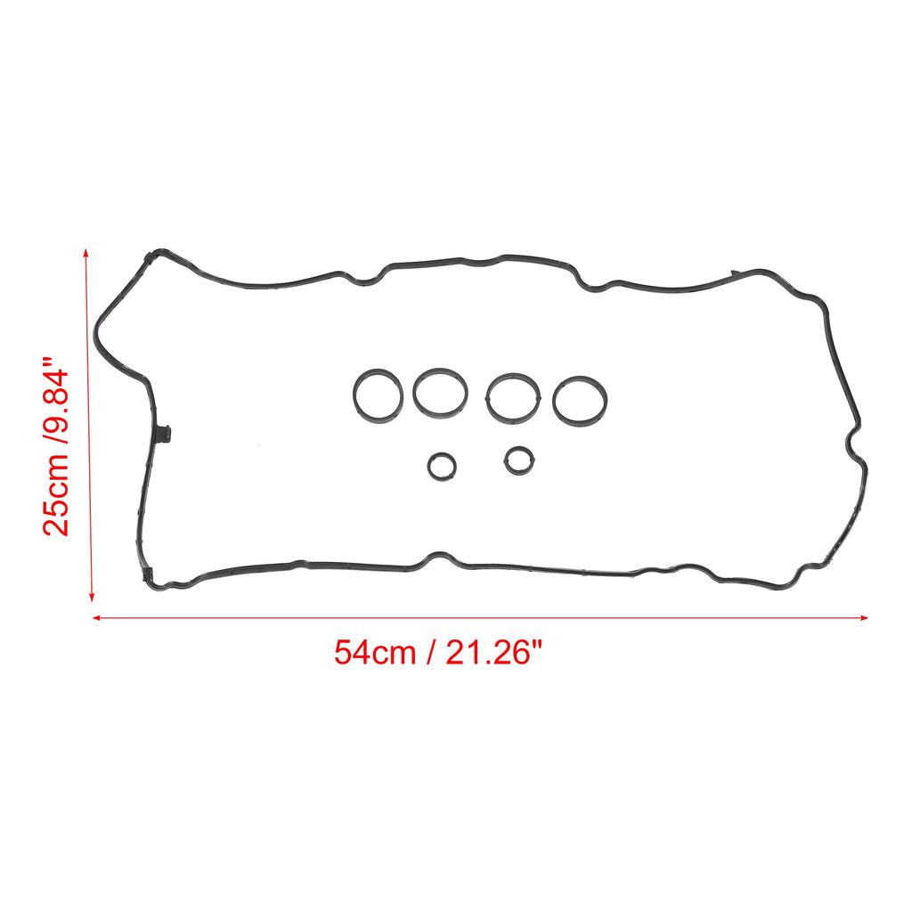 uxcell 11127567877 VS50763R B MW Engine Valve Cover Gasket Fits Mini Cooper Countryman PA