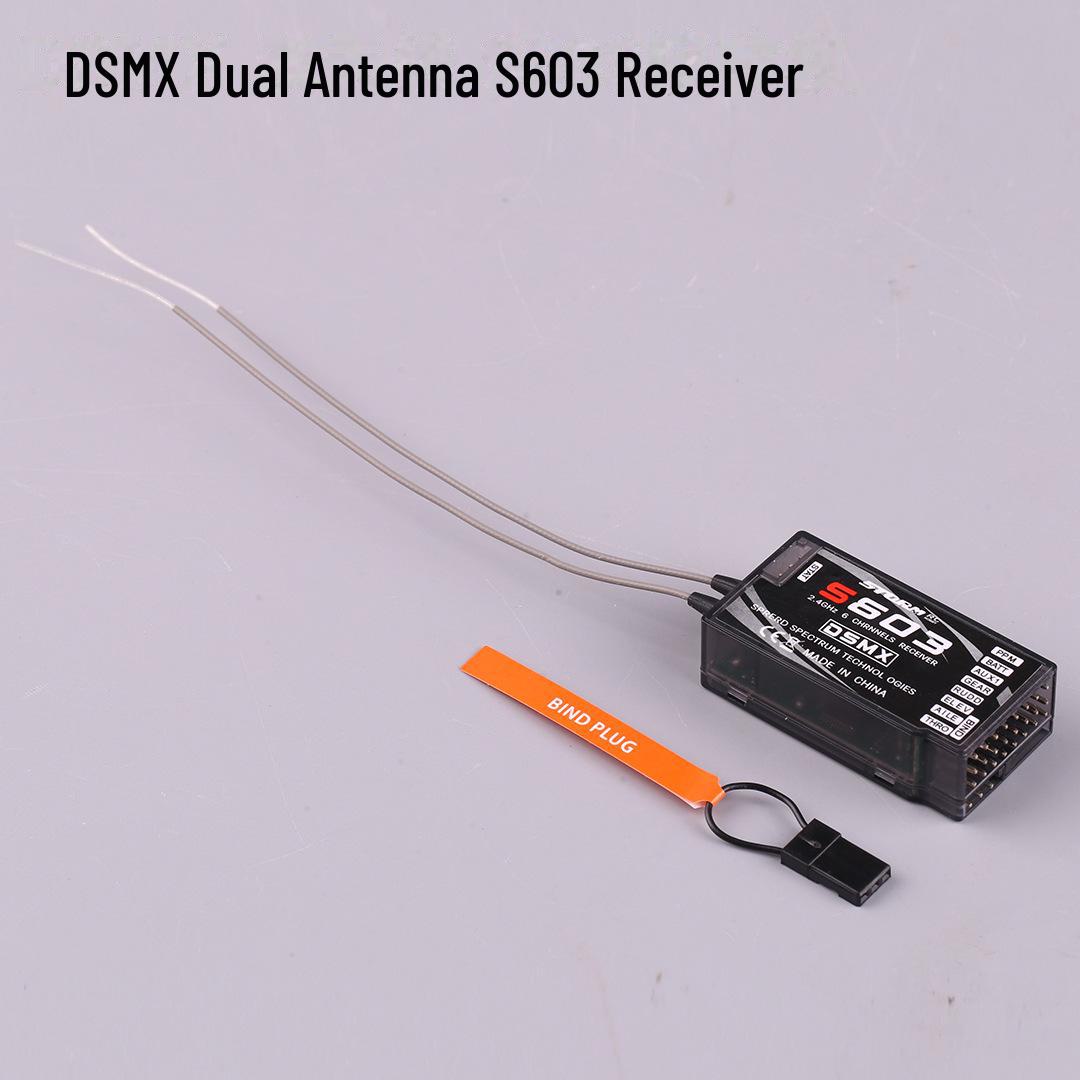 

S603 Наддалекий AR6210 DSM2/DSMX 6-канальний приймач з одним виходом PPM. DSMX/DSM2 Receiver