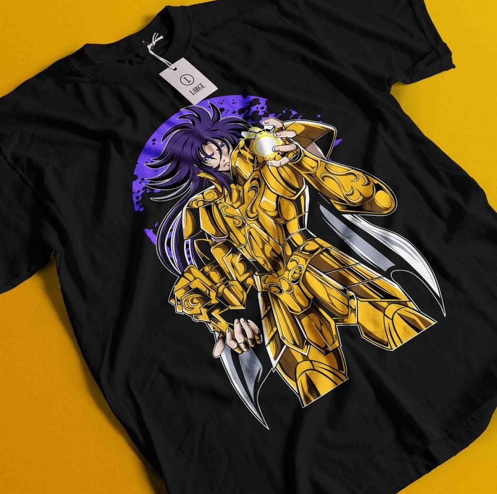 

Saint Seiya T-Shirt knights Of the Zodiac Kanon Anime Manga Graphic Tee Unisex 4XL
