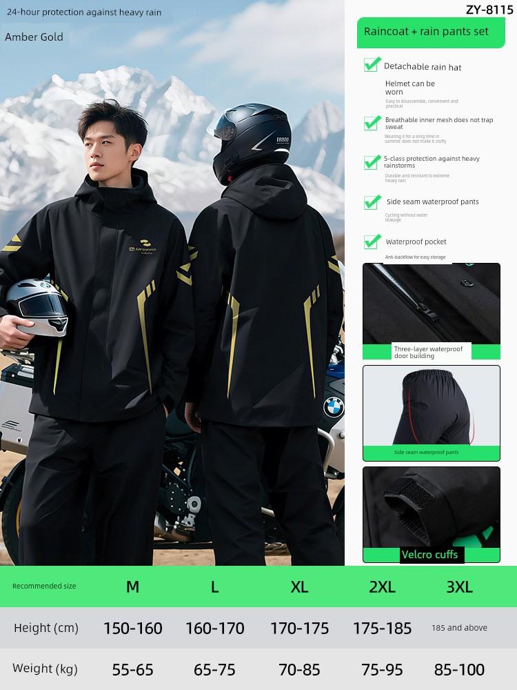Raincoat and Rain Pants Set for