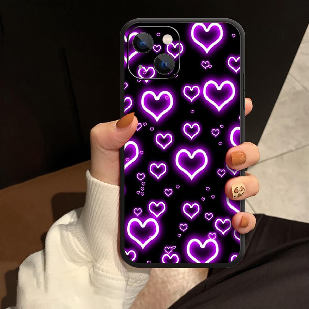 Buy Fashion Pink Glitter Heart Phone Case Cover Cell For Iphone Samsung