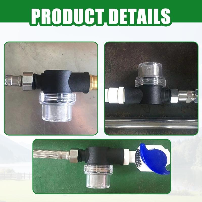 Industrial Whole Houses Water Filter System Pipeline Pre Filter Nylon Texture Perfect for Home and Kitchen Filtering Use