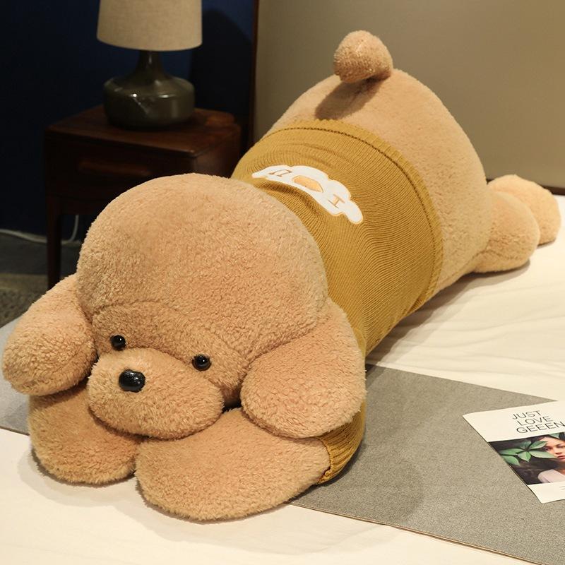 Large Clothed Dog Doll Plush Toy Teddy Dog Doll Children's Soothing Ragdoll Girl Birthday Gift