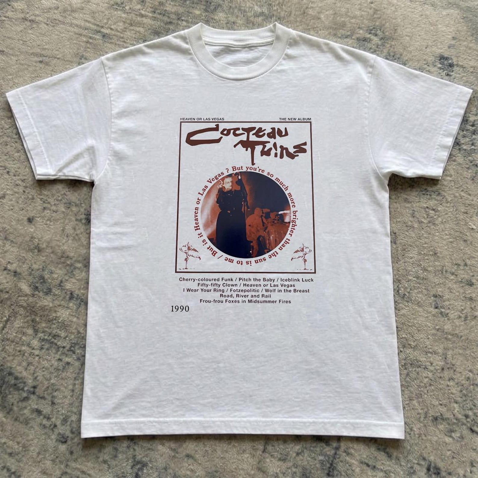 Cocteau twins shirt classic, 90s band ,Album tee, Unisex Cotton shirt M