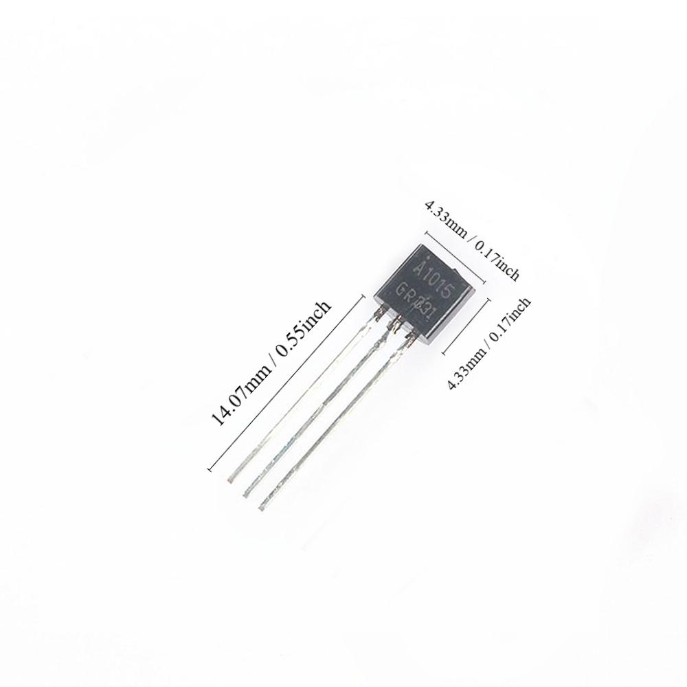 160/170/600 Stück Transistor-Sortiment-Kit - 15, 16, 17 Werte PNP NPN Set Inklusive S9012, S9013, 2N2222, S9015, S9018 TO-92
