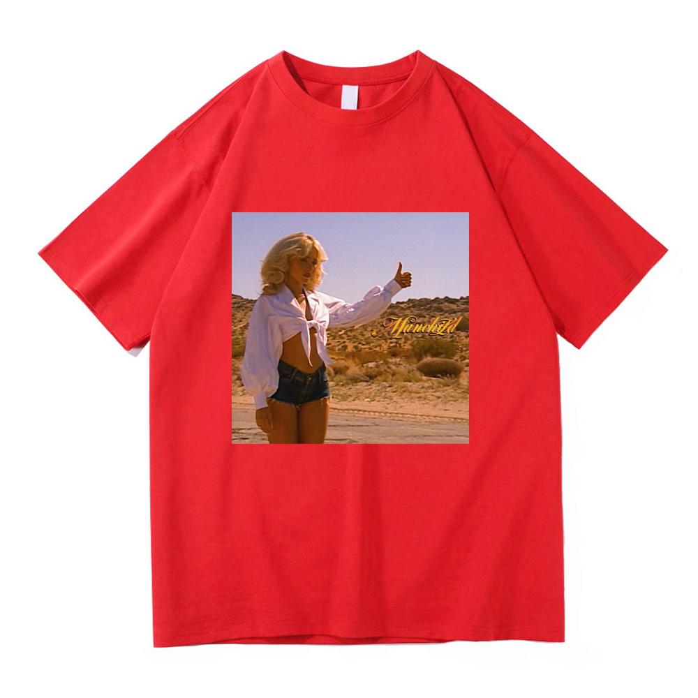 Sabrina Carpenter New Song Manchild TShirt 2025 Fashion Summer Men/women Clothing Retro Harajuku High Quality Clothes TShirts