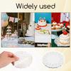 100 Pcs 4.5 Inch Paper Doilies, Round White Lace Doilies Disposable Doily for Tables Paper Doily for Food, Crafts, Baby Showers, Party, Wedding,