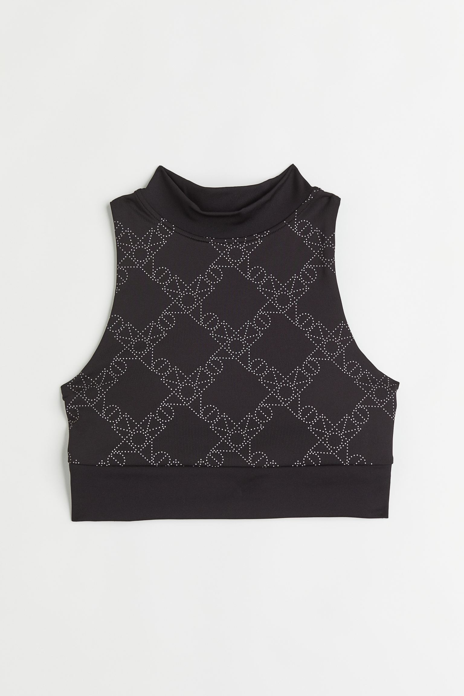 

Monogram-print sports bra