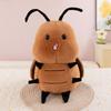 Creative simulation little bee plush toy cute expression cockroach doll throw pillow doll gift female
