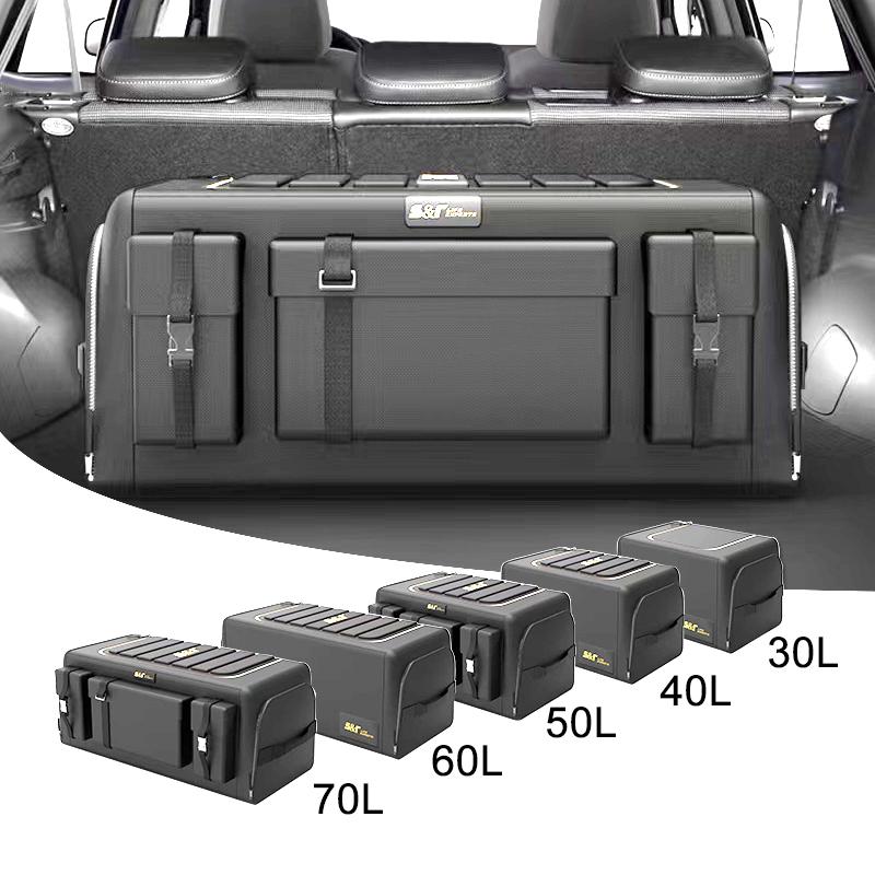 YTN1 Car Trunk Organizer Box Large Capacity Auto Multiuse Tools Storage Bag Oxford Cloth Folding for Emergency Storage Box
