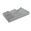 In Drawer Cutter Block Plastic 16 Slots Steak Cutter Holder Cutlery Storage Organizer with Sharpening Stone Slot for