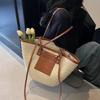 Seaside Vacation Beach Woven Bag Women's 2025 New Hollow Knitted Handbag Large Capacity Shoulder Armpit Bag