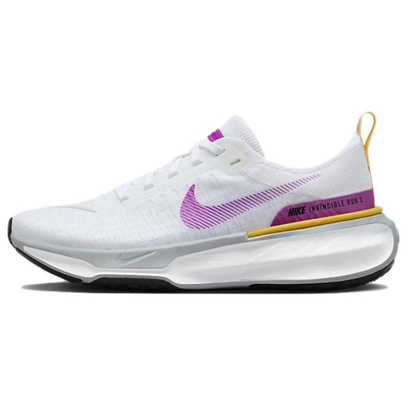 Nike ZoomX Invincible Run 3 White Vivid Purple Women's Sneakers Casual DR2660-101