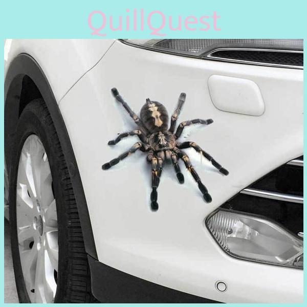 Hochwertige 3D Autoaufkleber mit coolen Spinnenmotiven für eine einzigartige Dekoration