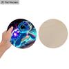 Galaxy Sea Turtle Wooden Sign, Charming Round Sign for Front Door, Wall Hanging Decor - Ideal Coastal & Space Themed Gift for Ocean Lovers