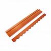 Wooden Mahjong Rack with Pusher 17 Inch Magnetic Scalloped Mahjong Tile Holder for Tiles Sorting and Gaming