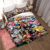 Monkey D. Luffy Cartoon ONE PIECE Bedding Set, Duvet Cover and Pillowcase 3-Piece Set, Holiday Gift for Children and Adults