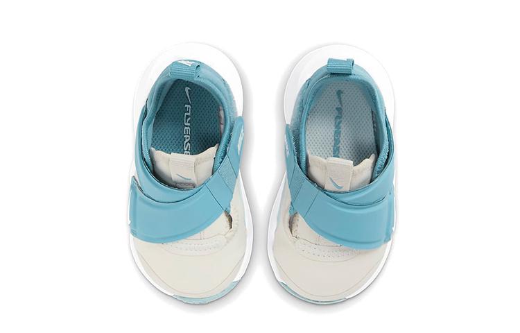 Nike Flex Advance Abrasion Resistant Low top Toddler Shoes Beige White Blue Infant And Toddler CZ0188-001