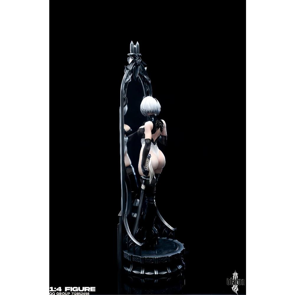60CM NieR: Automata Yorha Type B 2B YoRHa Type A No.2 A2 Ver Meisje figuur Actie Anime model Volwassenen Poppen speelgoed Kerstcadeau