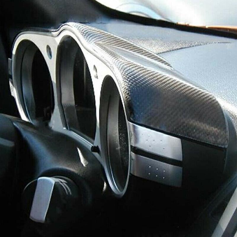 Carbon Fiber Style Interior Speedmeter Dashboard Panel Cover Trim Fit for Nissan 350Z 2003-2009