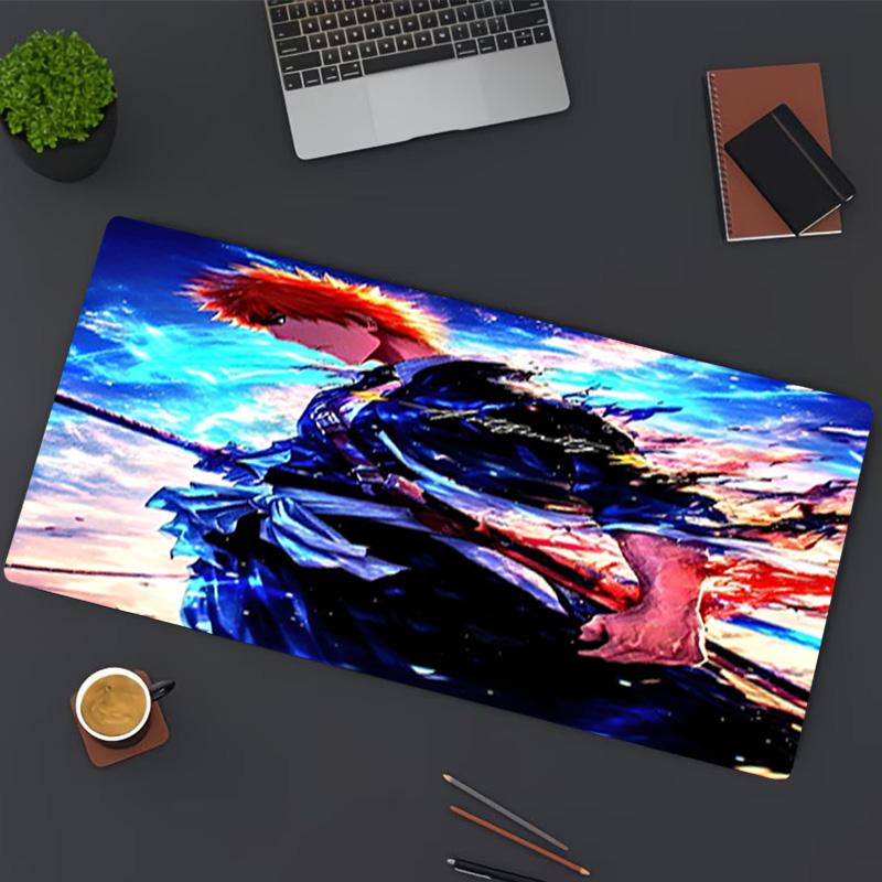 BLEACH Print Mauspadd, für Tastaturpad Laptop PC Matte für Büro Heimgebrauch, Schreibtischdekoration, Perfektes Geburtstagsgeschenk für Gamer