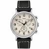 Timex Weekender Chronograph 40mm Watch, Black/Cream
