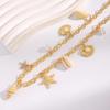 Boho Starfish Shell Pearl Waist Chain for Women Delicate Sexy Conch Tassel Belly Chain Trendy Body Chains Versatile Jewelry Gift