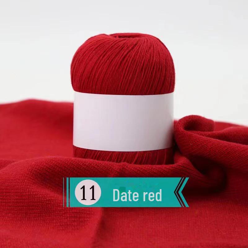 Hand-woven Cashmere Yarn - 3 Ply Soft Wool for Sweaters - Spot Processed Ball of Yarn