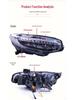 Compatible LED Flowing Turn Signal DRL Headlight Assembly for 16-20 Tenth-Gen Civic