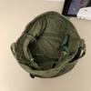 Washed Canvas Shoulder Bags Large Capacity Cott Biker Bags Korea Style Cloth Satchels Women 100% Cott Pastoral Tooling Bags