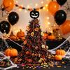 Durable Celebration Goods Halloween Witch Hat Pumpkin Decor, Metallic Rain Curtain Door Hanging Ornament for Spooky Home Decor Party, Festive