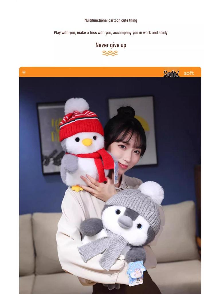 New Winter Penguin Plush Doll: Internet Sensation, Perfect Children's Birthday Gift