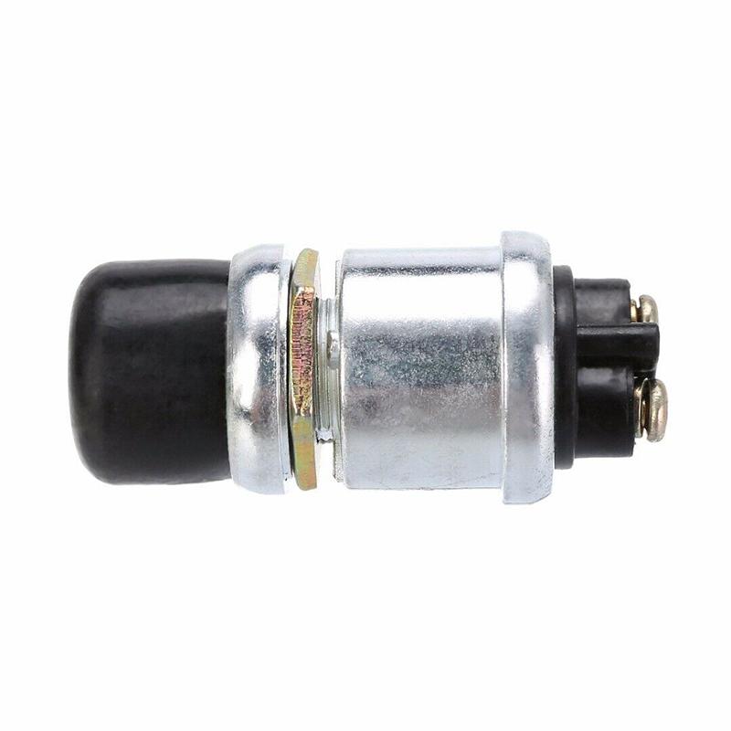 Universal Waterproof Momentary Ignition Push Button Starter Switch 60/40 Amps
