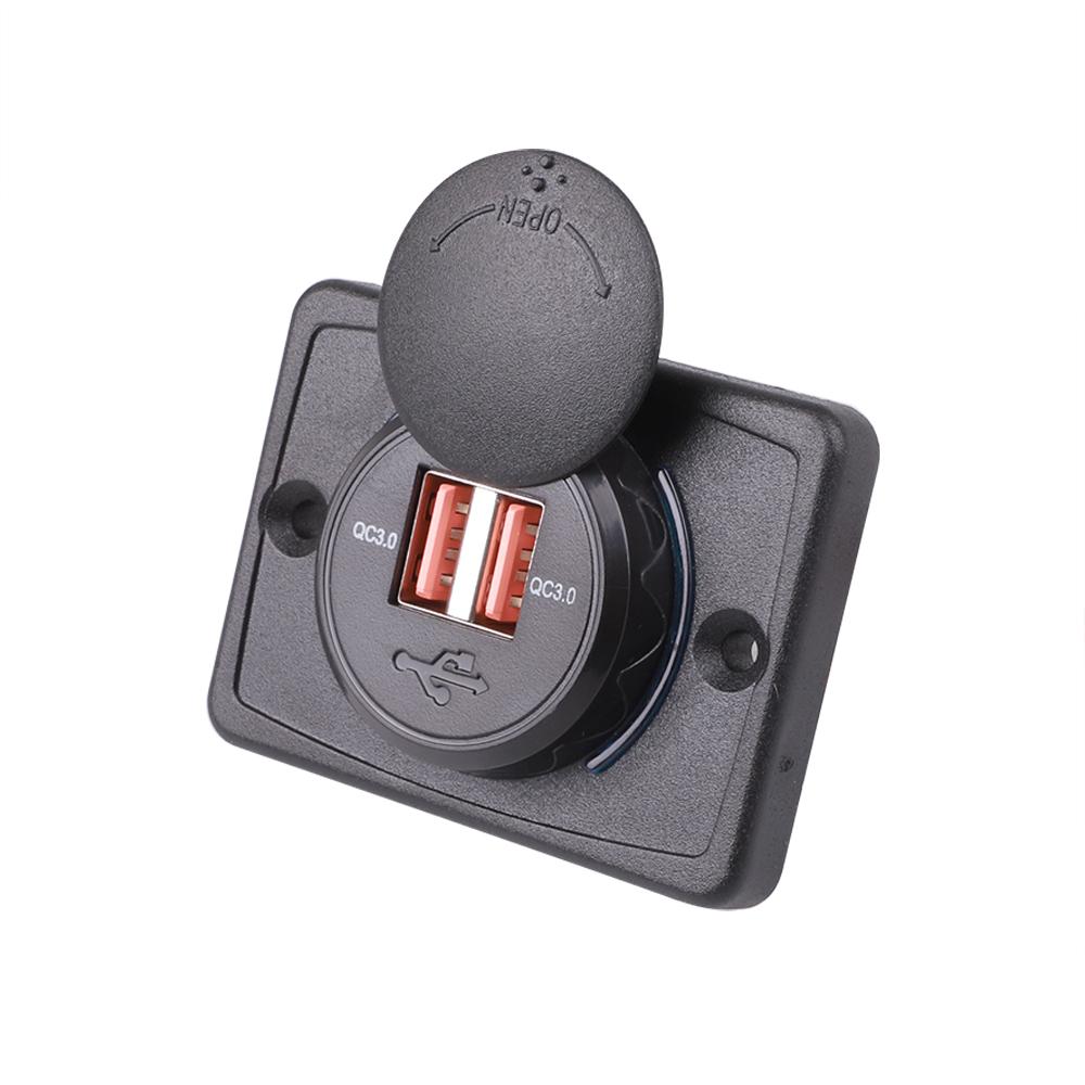 12V TO 5V/3.1 A Dual USB Port Socket Surface Mount... - Grandado