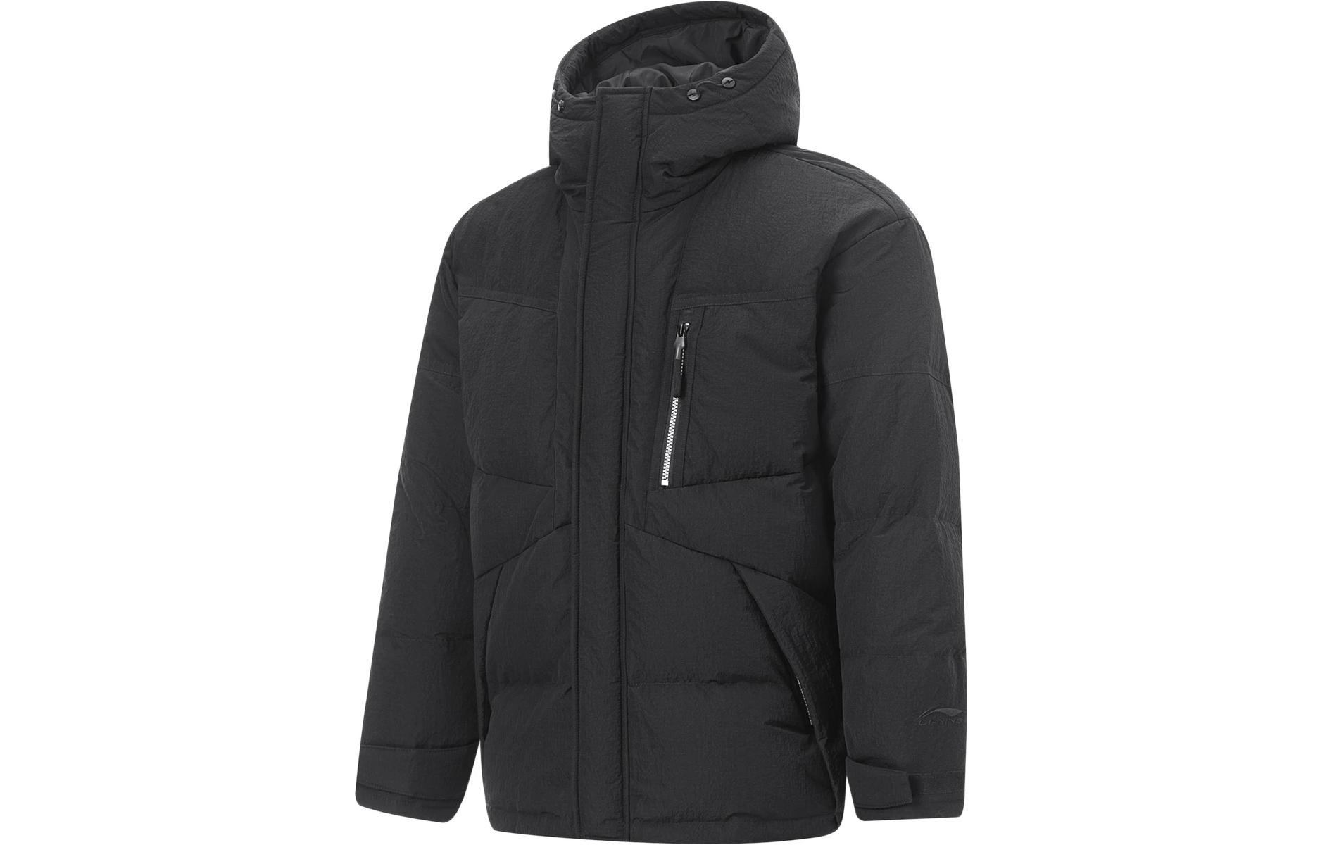 Спортивная коллекция Li Ning Пуховик мужской Черный AYMT065-1 XXL