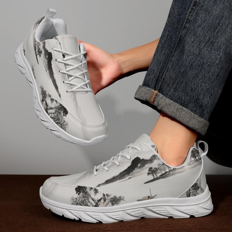 YRZL Lightweight Gym Shoes Men Comfortable Non Slip Sneakers Men Walking Training Casual Sports Shoes Durable Athletic Sneakers