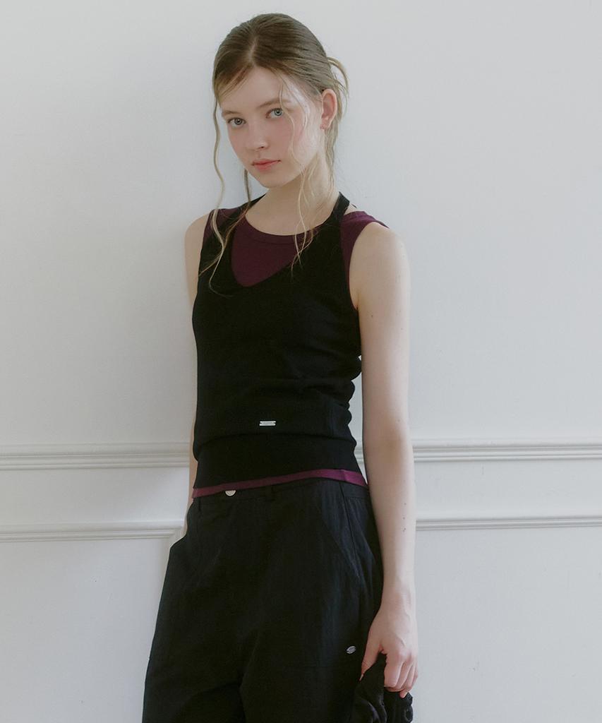 MICANE Inedi Halter Knit Sleeveless