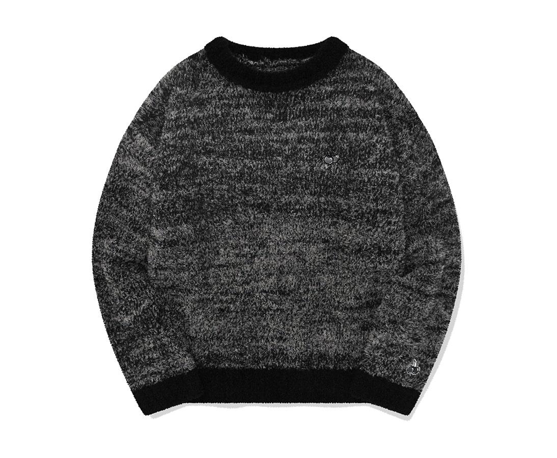 Kirsh Cherry Texture Loose Fit Knit [Black] Black/1