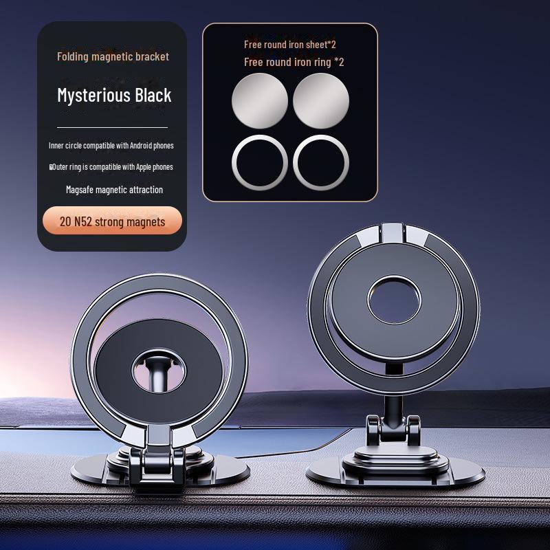 MagSafe Magnetische drehbare Autotelefonhalterung mit starkem N52-Magneten für das Armaturenbrett