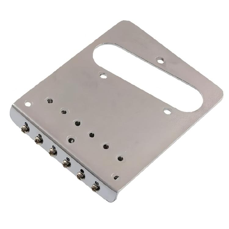 Professional 6 String Saddles Bridge Plate Strings Through Bridge with Carving Decorative Pattern Instrument Parts