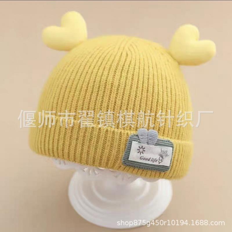Winter warm baby hat cute newborn baby fetal hat boy and girl baby wool hat newborn knitted hat