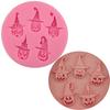 Halloween Pumpkin Cake Mould DIY Silica Gel Baking Tool for Fondant Cake