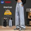 NASA NOAH Men's American Retro Relaxed Straight Leg Jeans