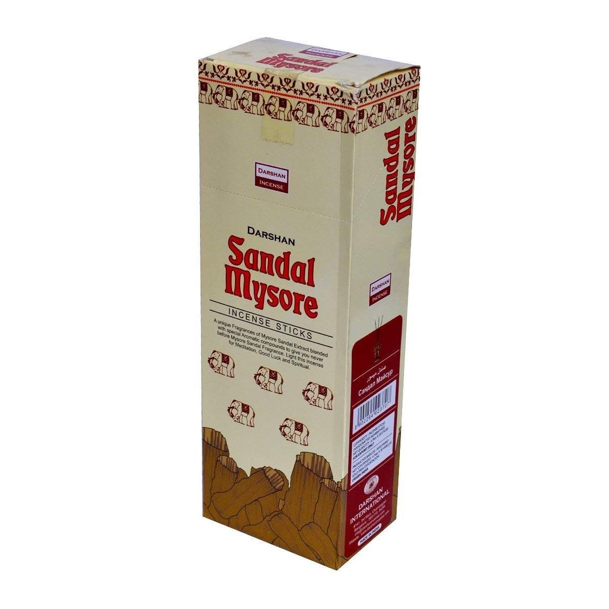 @ Darshan Sandal Mysore Incense Stick For Home Pack Of 6 Each 20 Sticks UKZQ204 50%off