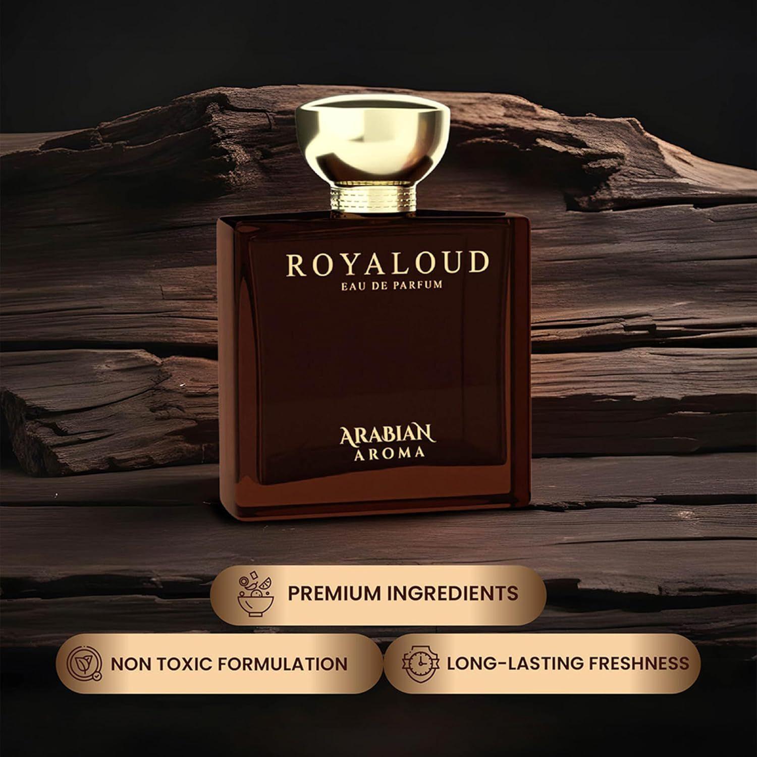 Profumo Arabian Aroma Royal Oud per Uomo,