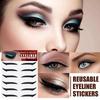 West Month Selbstklebende Eyeliner-Sticker Sechs Paare für Dramatische Augen-Make-up-Looks